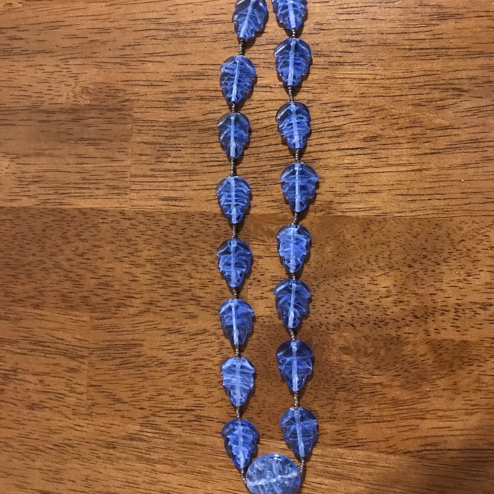 Alessandra And Valentina's Boldly Blue Venetian Glass Necklace